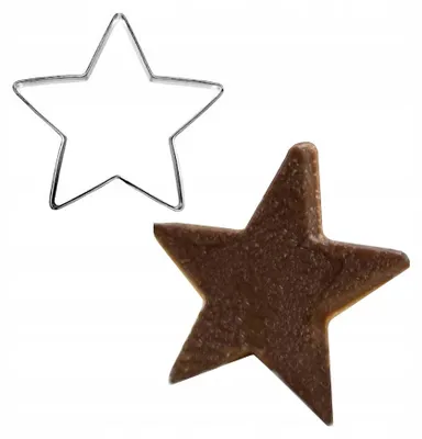 Produktbild von EkoForemki Ausstecher Stern klein Edelstahl 3 cm