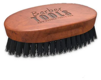 Produktbild von Bartbürste Bartpflege Schnurrbartbürste - Buchenholz - 100 % Wildschweinborsten - Für Bartöl und Bartbalsam - Für Bart und Schnurrbart