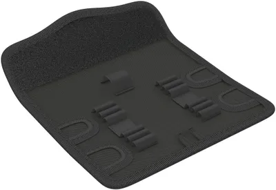 Produktbild von Wera 9436 Falttasche Kraftform Kompakt Vario RA 7, leer, Schwarz, Textil, China, 200 mm, 80 mm, 45 mm
