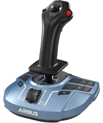Zdjęcie produktu dla Thrustmaster TCA Sidestick X Airbus Edition, Drążek sterowniczy, PC, Xbox Series S, Xbox Series X, Przycisk menu, Przycisk udostępniania, Analogowa/Cyfrowa, Przewodowa, USB