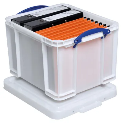 Produktbild von Really Useful Box Aufbewahrungsbox 35STRW 39x31x48cm 35l weiß