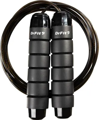 Zdjęcie produktu dla DrFit Skakanka z obciążeniem czarna 2,8 m