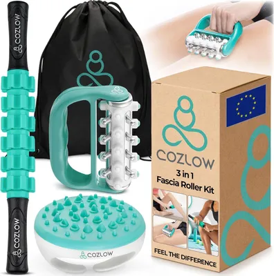Immagine prodotto di Set di rulli per la fascia, 3-in-1, per il fitness