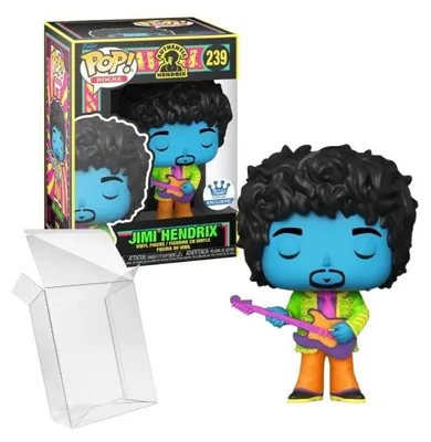 Produktbild von Funko Pop! Rocks: Authentic Hendrix - Jimi Hendrix #239 Funko Exclusive