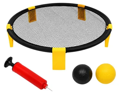 Obrázek produktu pro KIK KX2758 Roundnet hra na smeč se 2 míčky, pumpička, 90 cm