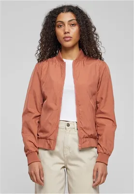Immagine prodotto di Giacca bomber da donna Urban Classics Ladies Light Bomber Jacket terracotta - 5XL