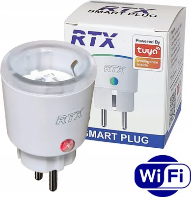 Zdjęcie produktu dla Gniazdko Wtyczka RTX Pomiar Licznik Energii do 260V WiFi TUYA