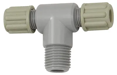 Produktbild von Riegler T-Einschraubverschraubung G 1/4 a., für Schlauch 4/6 mm, PA
