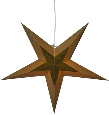 Papierstern Diva - hängend - D: 60cm - Samtstern - grün