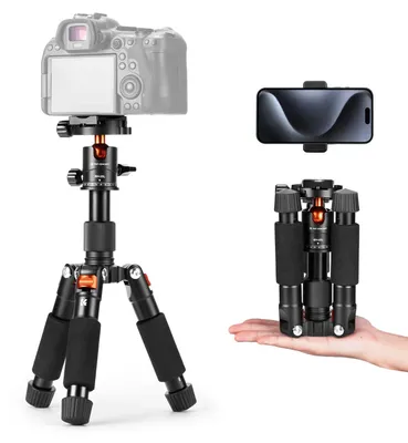 Immagine prodotto di K&F CONCEPT, mini treppiede, 52 cm, treppiede da tavolo per fotocamera