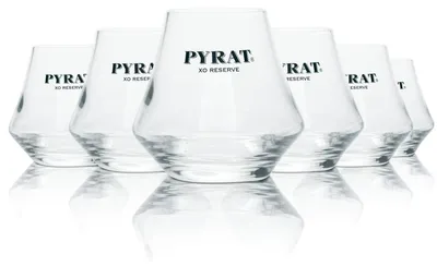 Produktbild von 6x Pyrat XO Reserve Rum Glas 0,29l Tumbler Tasting Gläser Special Longdrink Bar