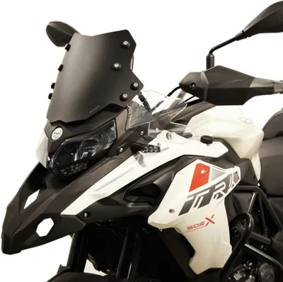 Image de Pare-brise de rallye ISOTTA noir mat 325 x 375 mm pour BENELLI TRK 502