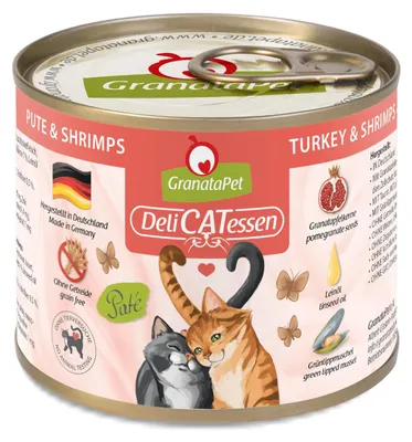 Productafbeelding van GranataPet DeliCatessen Kip & Garnalen, natvoer voor katten, kattenvoer