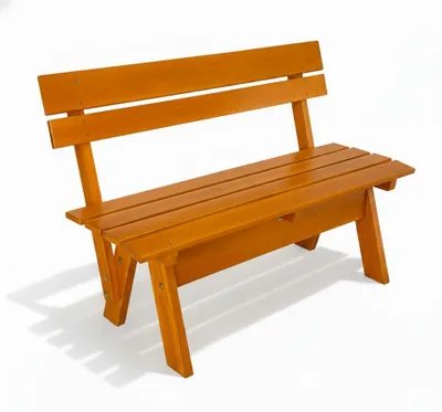 Image de Banc de jardin Beautissu résistant aux intempéries en bois 2 places 120 cm de large Tromsö