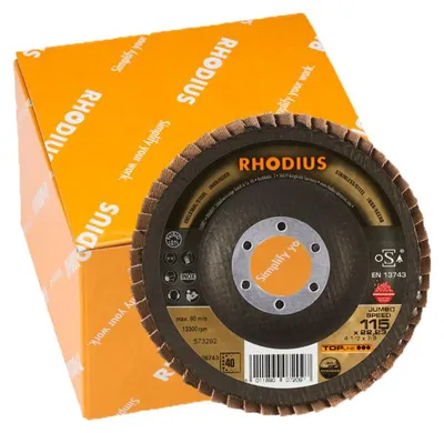 Obrázok produktu pre Lamelový brúsny kotúč Ø 115 mm K40 10 ks.