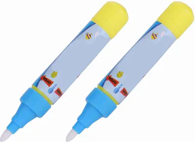 Zdjęcie produktu dla zestaw 2 kredek akwarelowych dla dzieci, kredki do rysowania dla dzieci, magiczna mata do kolorowania, prezent dla dzieci (niebieski)