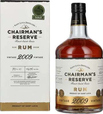 Produktbild von Chairman's Reserve Rum VINTAGE 2009 46% Vol. 0,7l in Geschenkbox