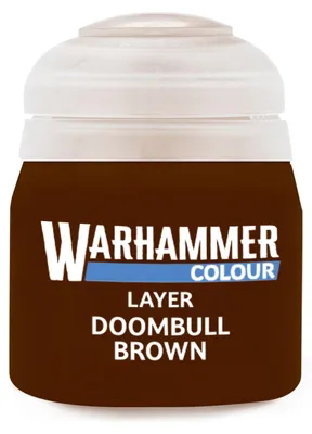 Produktbild von Warhammer Colour Layer Doombull Brown 12ml