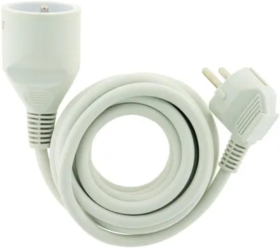 Produktbild von Zenitech Verlängerungskabel für den Garten, 16A, HO5VV-F, 3G1,5mm², 2P+T - 50m - Orange