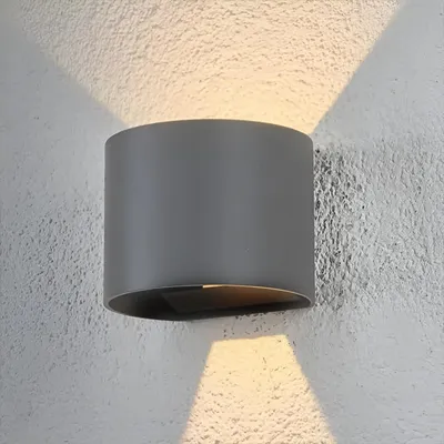 Obrázok produktu pre LUMILED vonkajšie nástenné svietidlo nástenná lampa vonkajšie svetlo vonkajšie osvetlenie nástenný luster záhradné svetlo terasa IP44 čierna okrúhla hliníková objímka G9 odolná proti striekajúcej vode