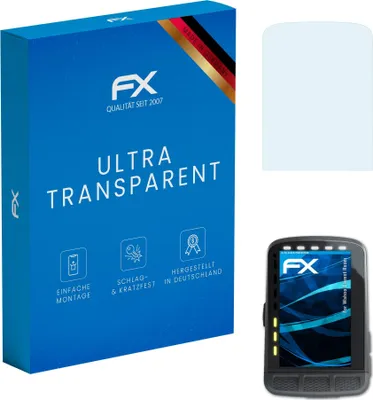 Produktbild von atFoliX FX-Clear 3x Schutzfolie kompatibel mit Wahoo Elemnt Roam Displayschutzfolie