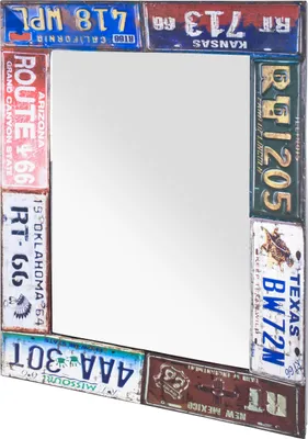 Produktbild von HAKU Wandspiegel vintage - Metall, B/H/T: 61x81x5 cm
