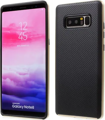 Produktbild von Hybrid Silikon Handy Hülle für Samsung Galaxy J3 2017 Case Cover Tasche Gold