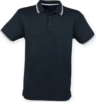 Immagine prodotto di Polo Henbury Herren Coolplus, Kurzarm RW4752 (S) (Marineblau)