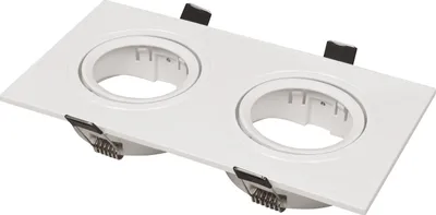 Produktbild von Einbaurahmen McShine "DL-482", eckig, 2-fach, 173x93mm, schwenkbar, weiß