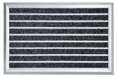 Immagine prodotto di Omgoods - Tappetino per porta in alluminio, 50 x 80 cm, adatto per interni ed esterni