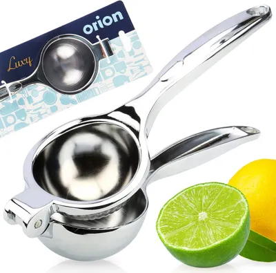Obrázok produktu pre Orion odšťavovač citrusov Odšťavovač citrónov Odšťavovač pomarančov Ručný odšťavovač z kvalitného kovu LUXY 22x7 cm