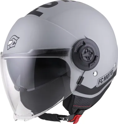 Produktbild von FC-Moto Ralgo Jethelm, grau/schwarz, L