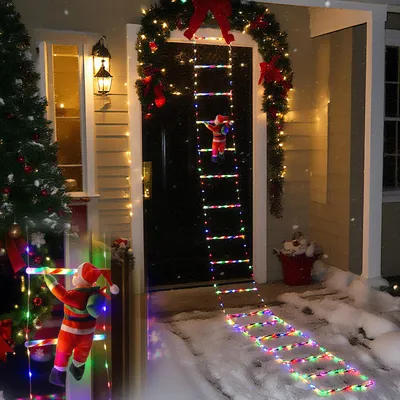 Obrázok produktu pre LED dekorácia "Santa Claus", dĺžka 3 m, 338 LED diód, časovač, diaľkové ovládanie, viacfarebná