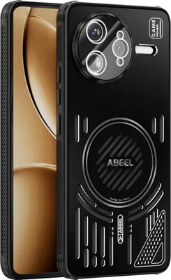 Produktbild von Magnetische Hülle für Xiaomi Poco F7 Ultra/Redmi K80 Pro mit Linsenabdeckung, Aluminium Stoßfestes Schutzhülle mit Wärmeableitung Schwarz