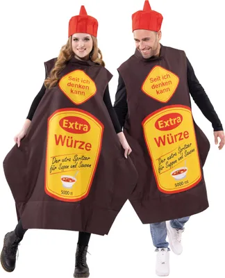 Produktbild von Kostüm Spicy Robe Würzsoße Flasche Karneval Fasching