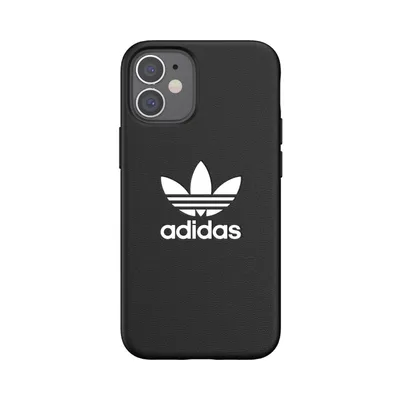 Produktbild von Adidas 42214, Cover, Apple, iPhone 12 Mini, 13,7 cm (5.4"), Schwarz, Weiß