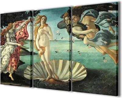 Image de Art moderne sur toile, en 3 parties, 120 x 90 cm, décoration murale