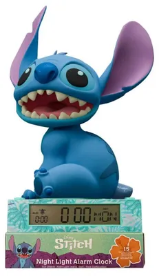 Productafbeelding van 3D Stitch figurine alarm clock - KIDS LICENSING - LAS3055