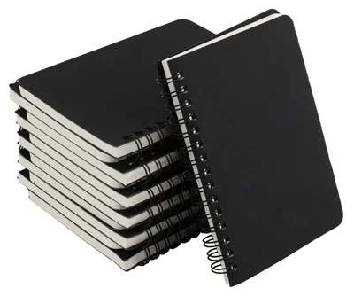 Image de Omgoods - Coffret de 12 carnets A6 avec spirale, contenant chacun 50 feuilles