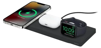 Produktbild von Belkin 3-in-1 Wireless Charger BOOST CHARGE PRO für iPhone Watch Lademodul