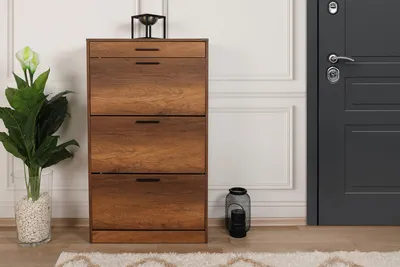 Produktbild von Skye Decor, SHC- SHCADR, Oslo,Braun, Schuhschränke, 128x75x29 cm, 100% Melaminbeschichtete Partikelplatte