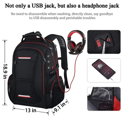 Imagen del producto de Mochila creativa y versátil para uso casual y profesional, ideal para llevar una computadora, diseño uni y perfecta para viajes