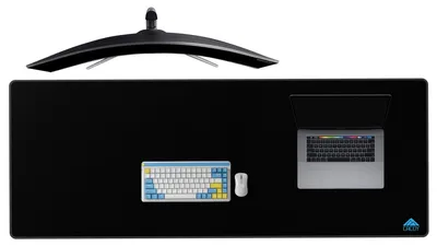 Productafbeelding van 1600x600 mm extra groot gaming-muismat - antislip bureauonderlegger