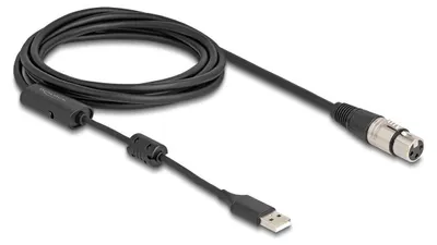 Immagine prodotto di DELOCK High-Res Audio Konverterkabel USB Type-A analog 3 m