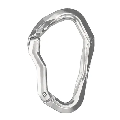 Produktbild von Grivel Stealth Bent Karabinerhaken Silber  Silber One Size