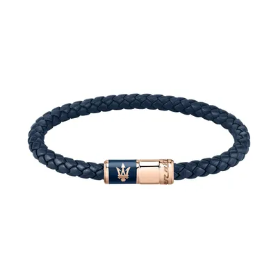 Produktbild von Maserati - JM222AVE09 - Armband - Herren - 21,7cm - RECYCLED LEATHER