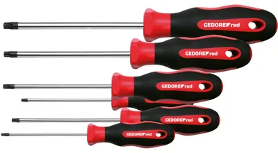 Produktbild von GEDORE red R38402006 2K-Schraubendrehersatz T10-40 6-teilig, 3301272