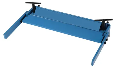 Immagine prodotto di Macchina piegatrice manuale, realizzata in acciaio Q235 resistente, facile da usare, colore blu