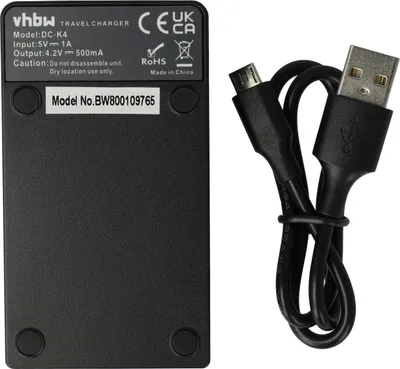 Produktbild von vhbw USB-C Ladegerät kompatibel mit Leica Digilux Zoom Kamera - Ladeschale + USB-C Kabel Ladeanzeige