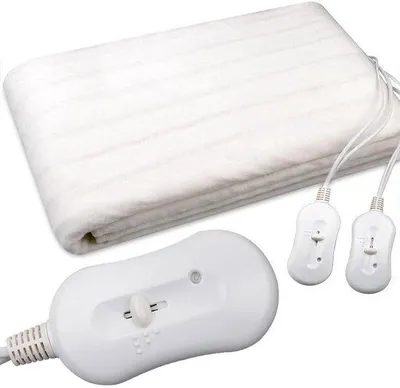 Zdjęcie produktu dla Koc elektryczny - mata grzewcza pod materac - relaks i ciepło - rozmiar XXL 160x140 - 160 x 140 cm - biały